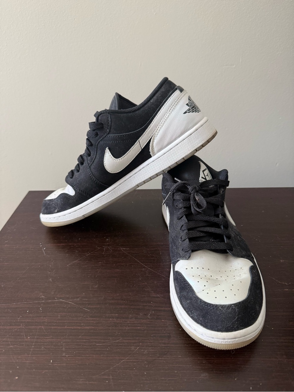 Nike Black and White Low-Top Sneakers